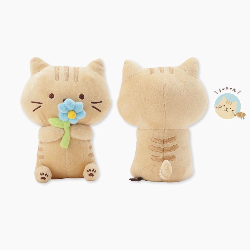 日本 HAPiNS Fuku Fuku Nyanko 表白吉祥物玩偶/ 鯛魚幸福貓