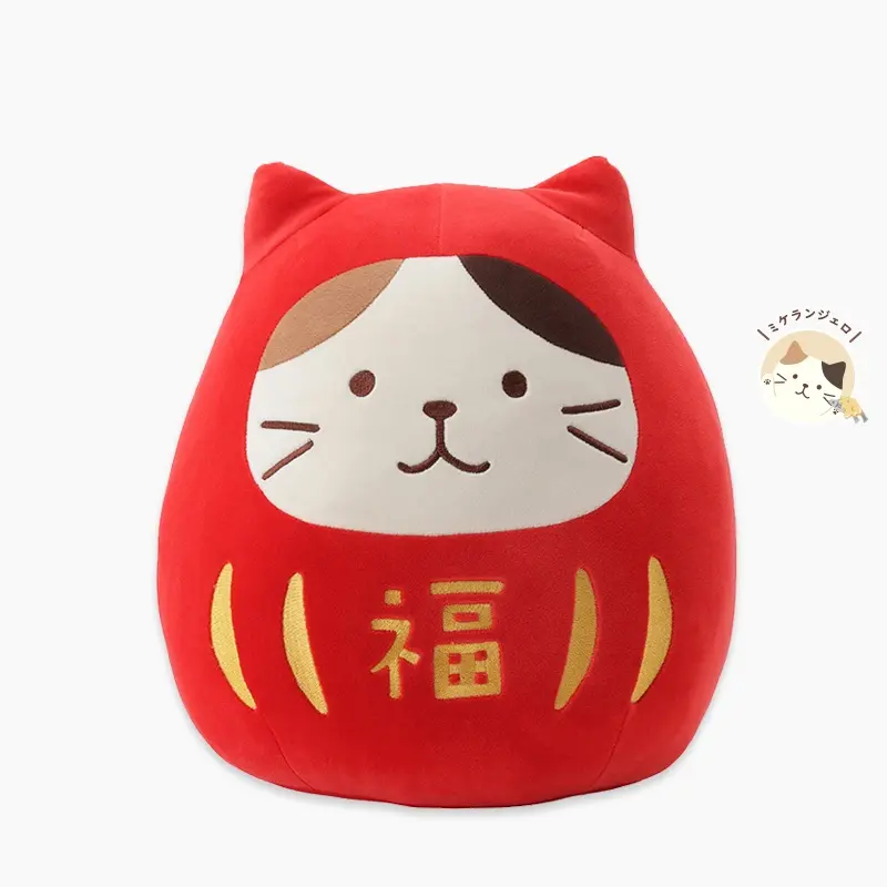 日本 HAPiNS Fuku Fuku Nyanko BIG祈福不倒翁玩偶