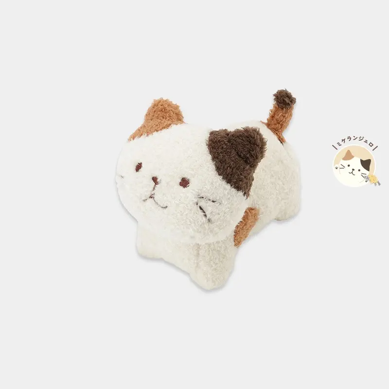 日本 HAPiNS Fuku Fuku Nyanko 仰望系列玩偶/ 米開朗基羅