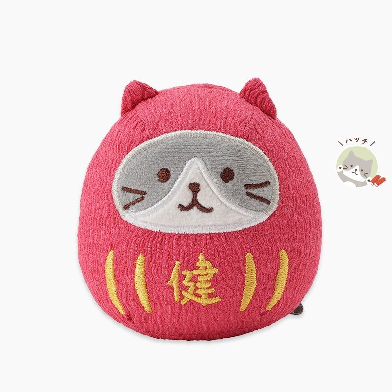 日本 HAPiNS Fuku Fuku Nyanko 祈福不倒翁玩偶/ 哈吉