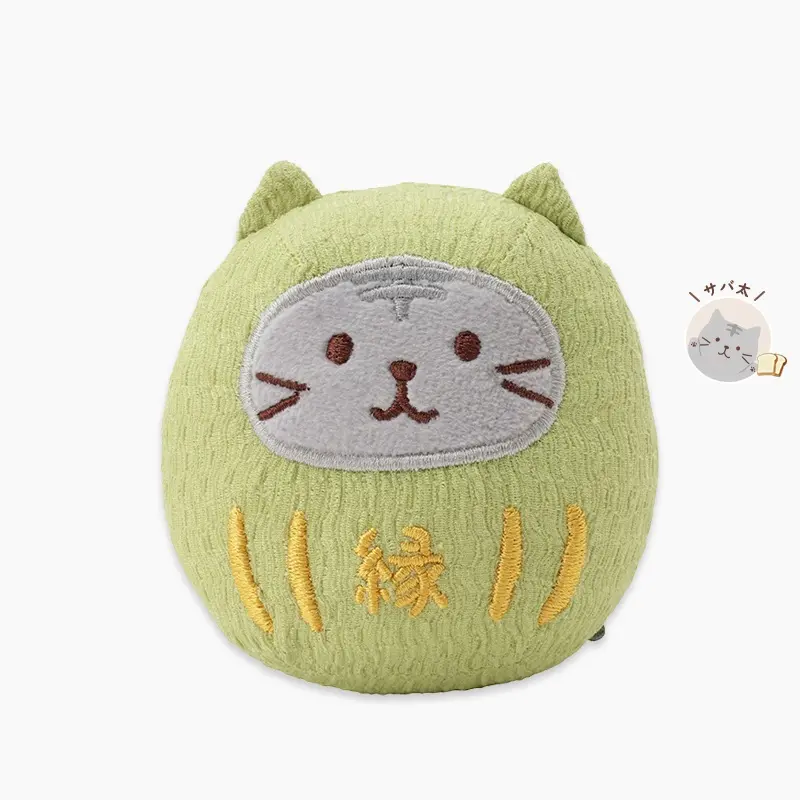 日本 HAPiNS Fuku Fuku Nyanko 祈福不倒翁玩偶/ 鯖太