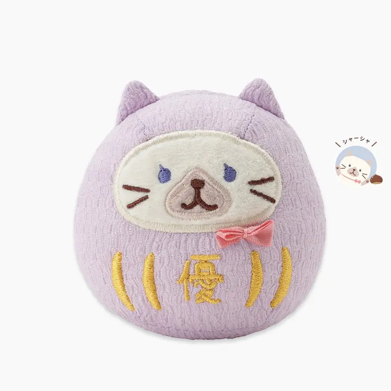 日本 HAPiNS Fuku Fuku Nyanko 祈福不倒翁玩偶/ 香香