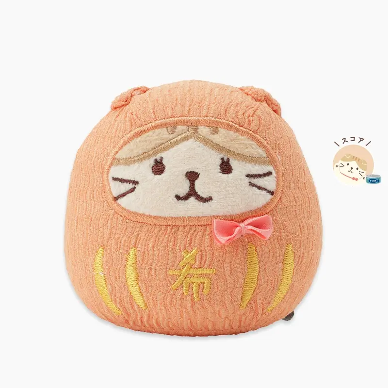 日本 HAPiNS Fuku Fuku Nyanko 祈福不倒翁玩偶/ 蘇格亞