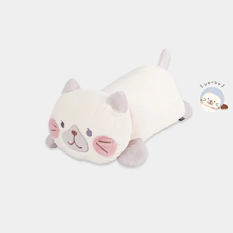 日本 HAPiNS Fuku Fuku Nyanko 腮紅小趴枕玩偶/ 香香