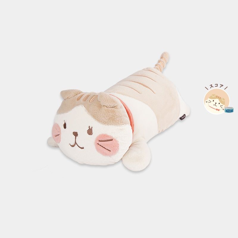 日本 HAPiNS Fuku Fuku Nyanko 腮紅小趴枕玩偶/ 蘇格亞