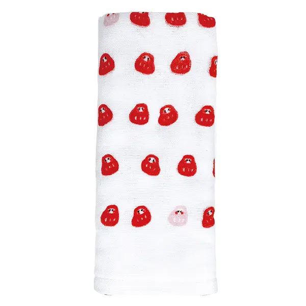 濱文様 和風純棉速乾長巾/ 不倒翁