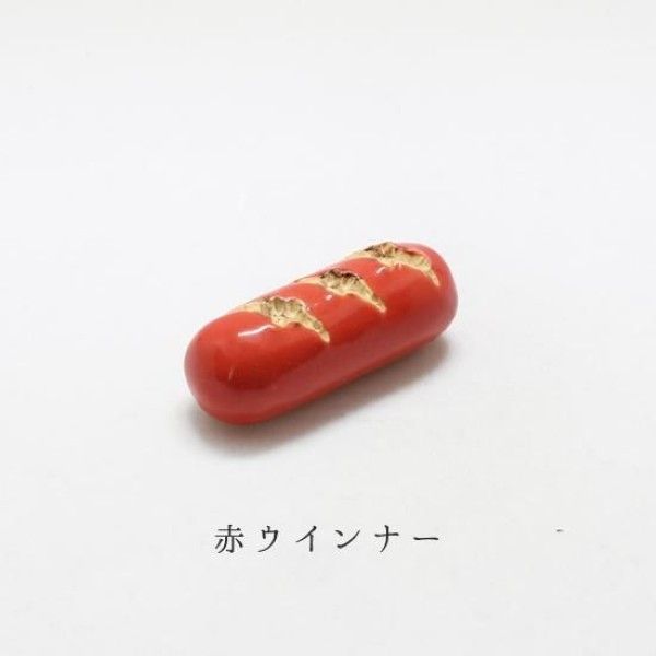日本 五百代窯美濃燒 箸置/ 熱狗
