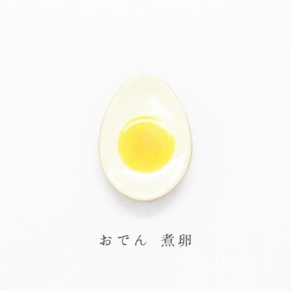 日本 五百代窯美濃燒 箸置/ 關東煮 半顆蛋