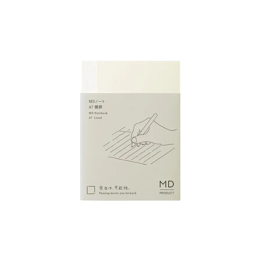 日本 MD PRODUCT 橫線筆記本/ A7