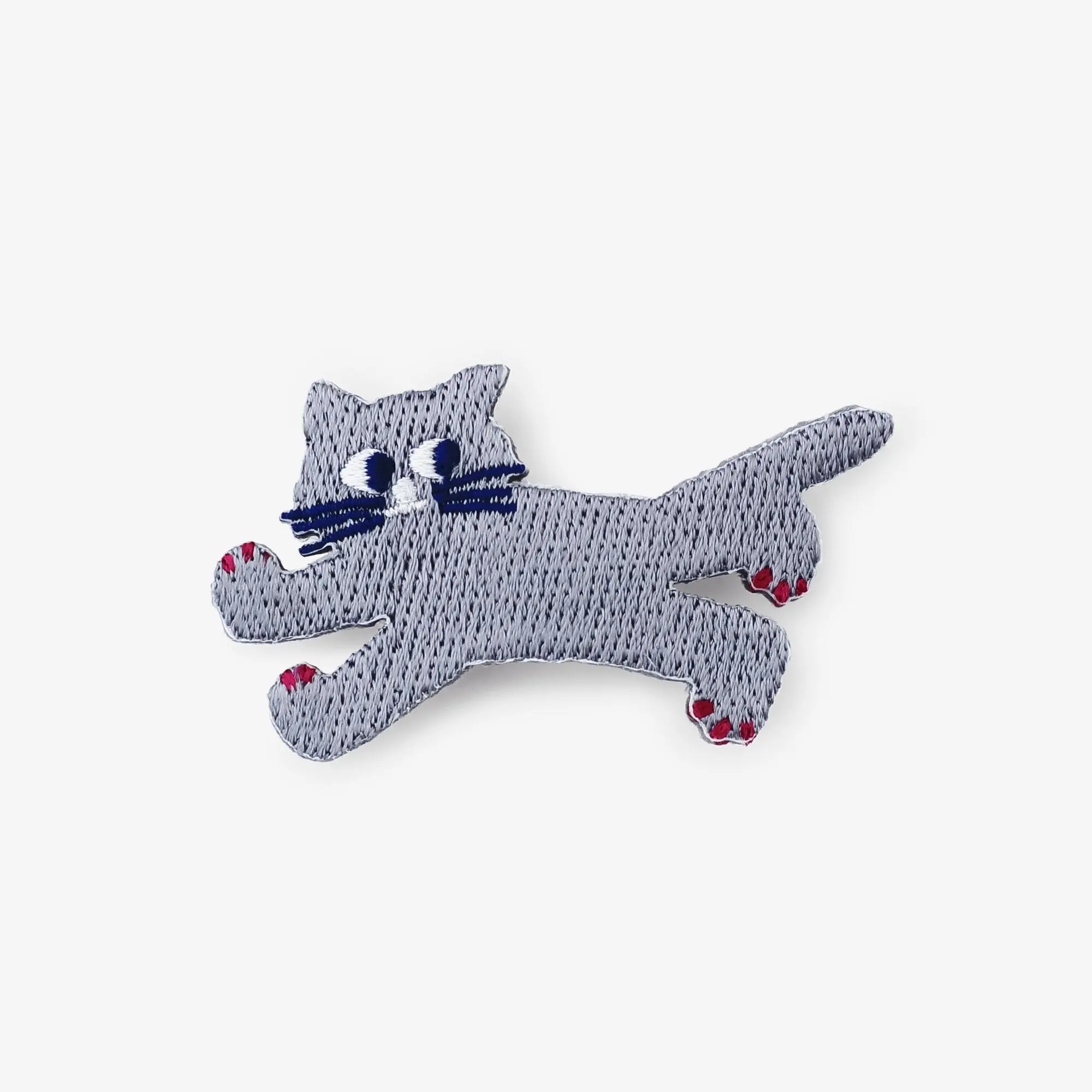 日本 SOU．SOU 刺繡胸章/ Depo Nyan Grey