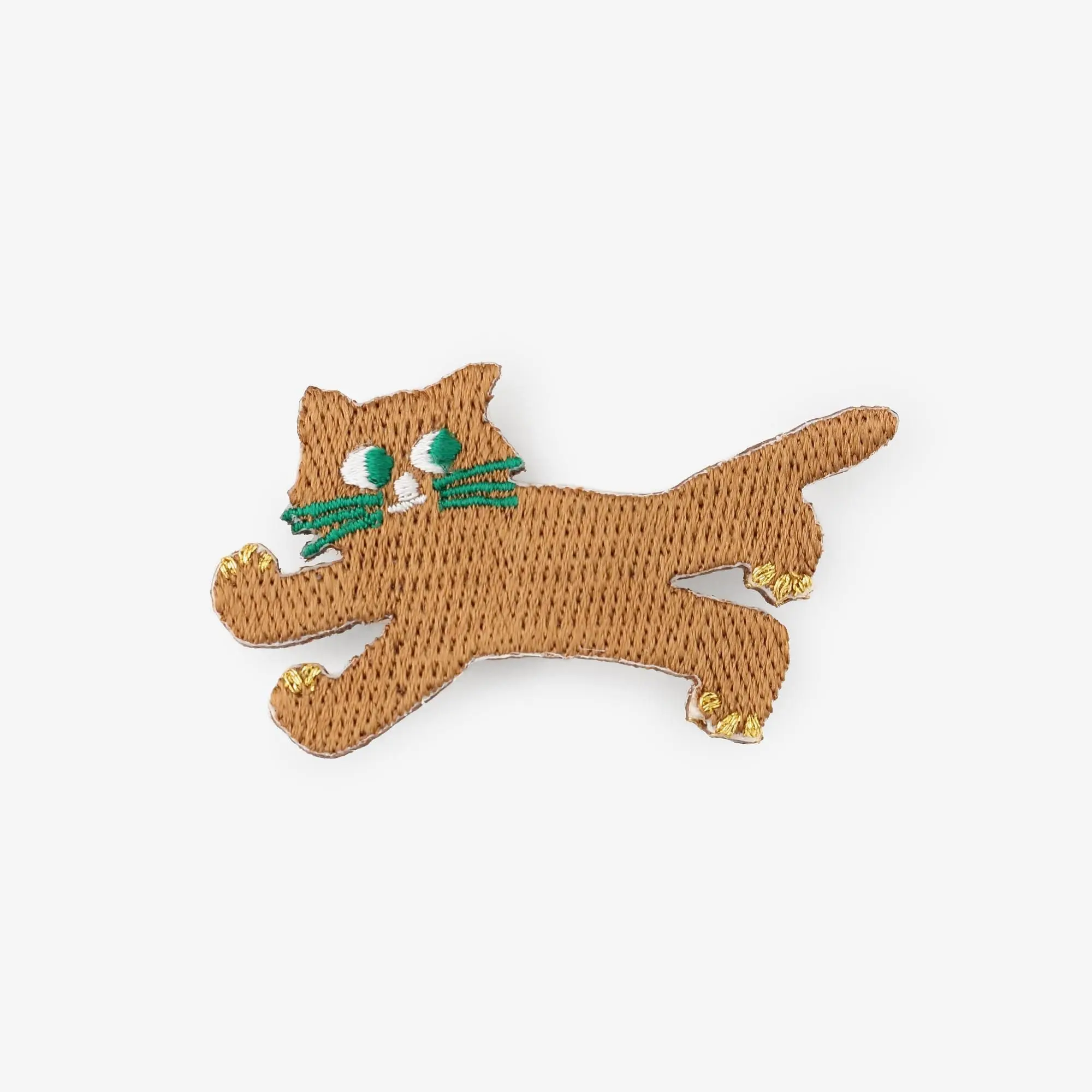 日本 SOU．SOU 刺繡胸章/ Depo Nyan Mocha