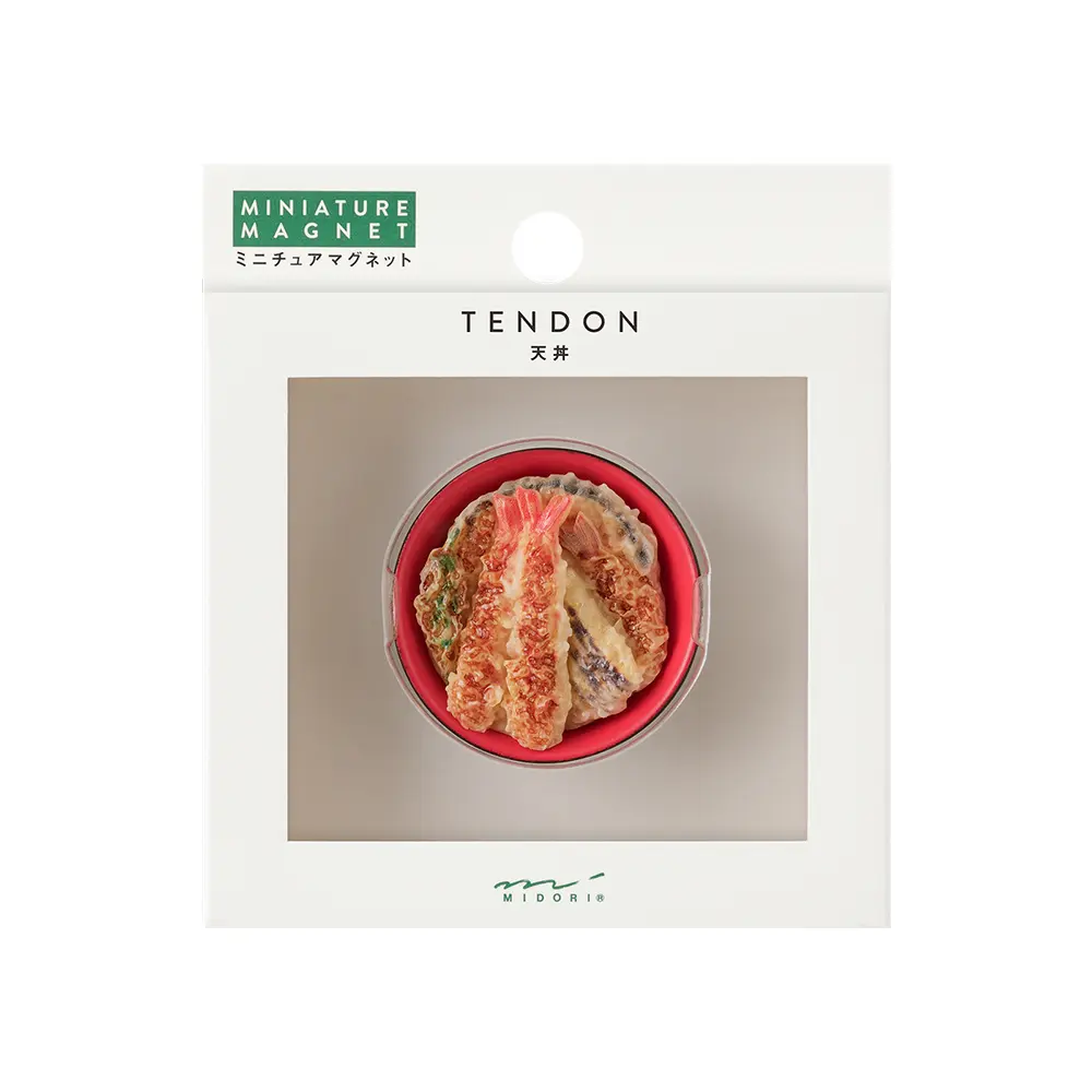 日本 MIDORI 和食微縮磁鐵/ 天丼