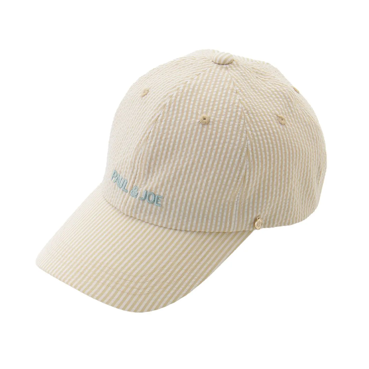 日本 PAUL & JOE ACCESSOIRES Logo 刺繡棒球帽/ Light Yellow