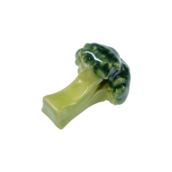 日本 五百代窯美濃燒 箸置/ 綠色花椰菜