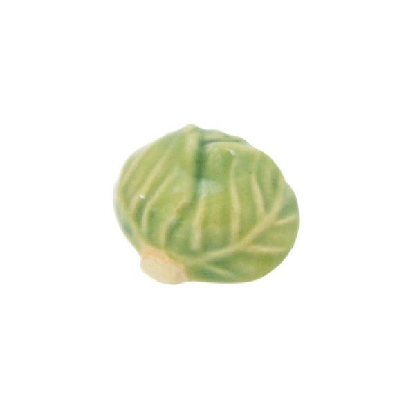 日本 五百代窯美濃燒 箸置/ 一半高麗菜