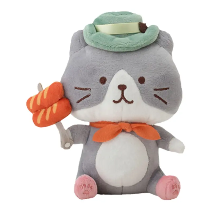 日本 HAPiNS Fuku Fuku Nyanko 露營系列玩偶/ 哈吉