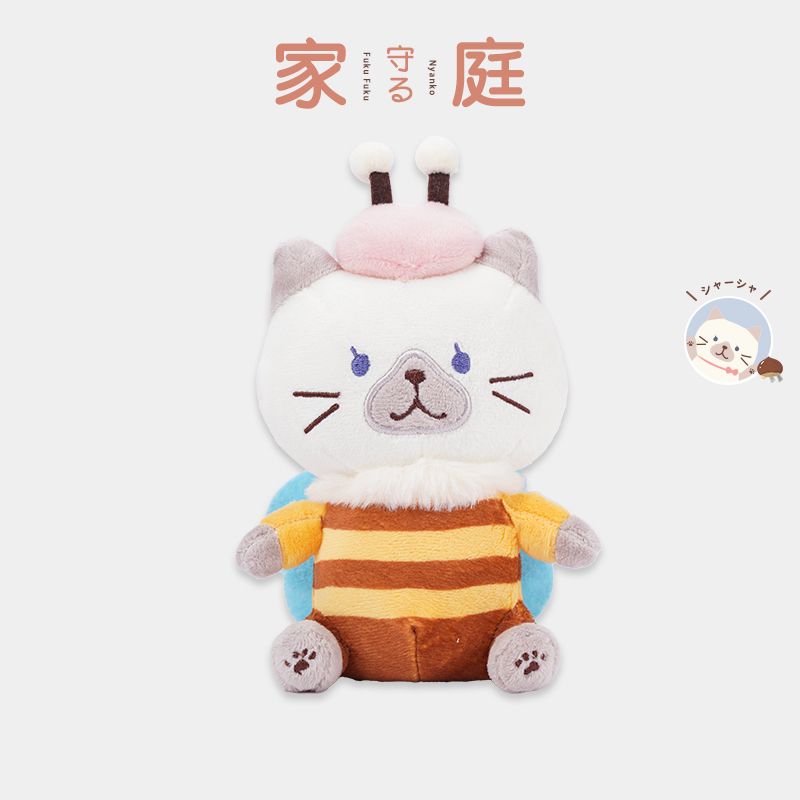 日本 HAPiNS Fuku Fuku Nyanko 蜂蜜貓貓玩偶/ 香香