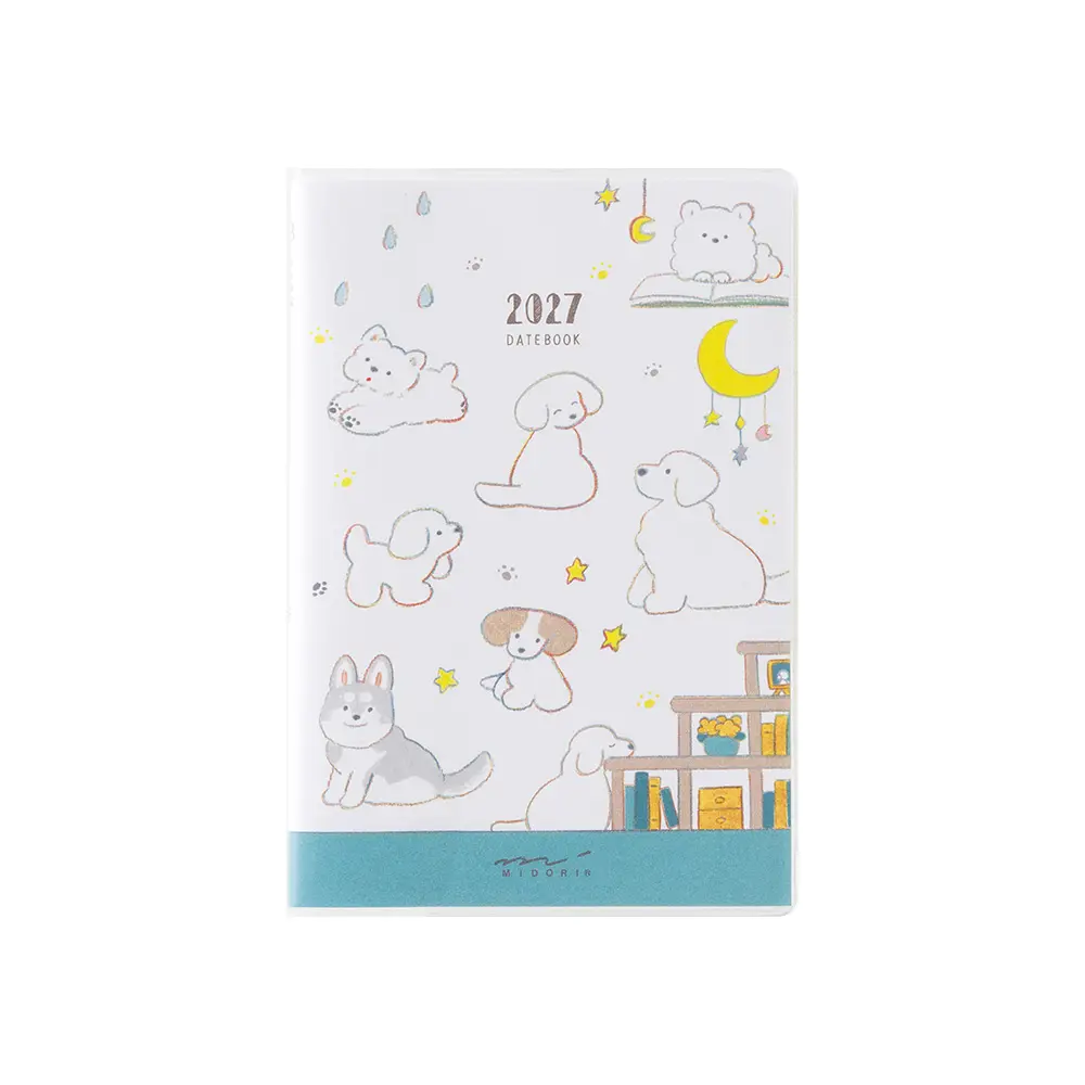 2027 日本 MIDORI 口袋日誌/ Mini/ 狗狗