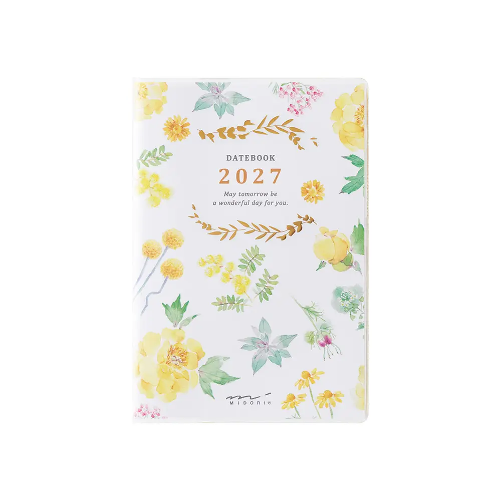2027 日本 MIDORI 口袋日誌/ Mini/ 四季花卉