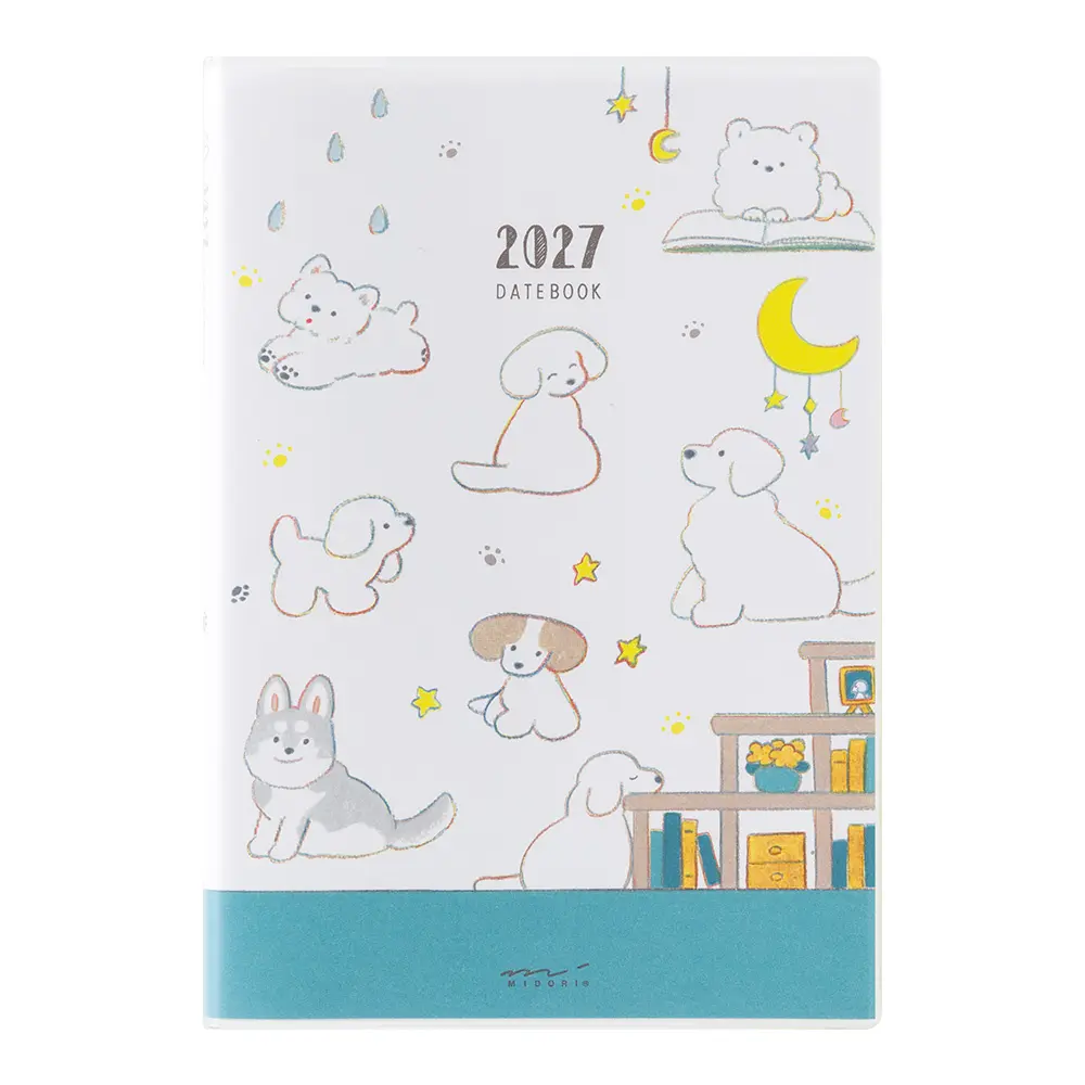 2027 日本 MIDORI 口袋日誌/ B6/ 狗狗