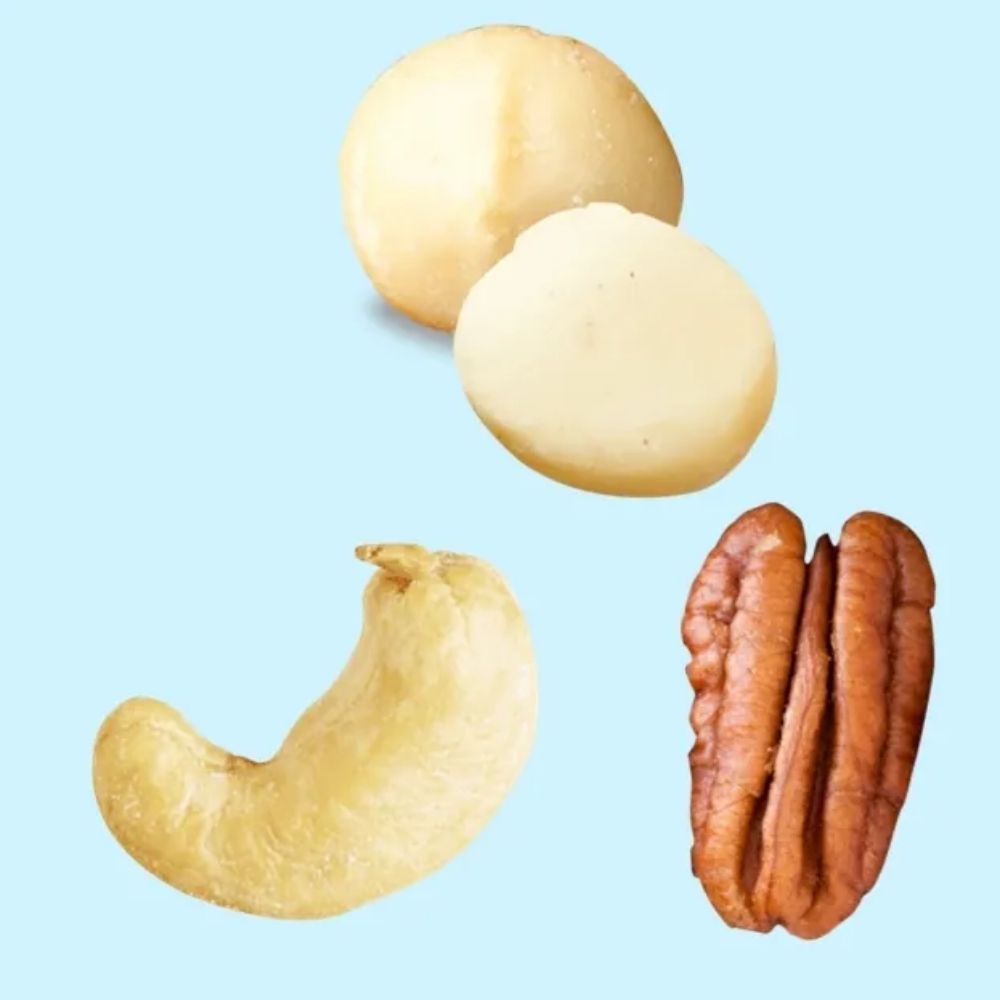 【堅強堅果】3件組(夏威夷豆+胡桃+腰果)-810g