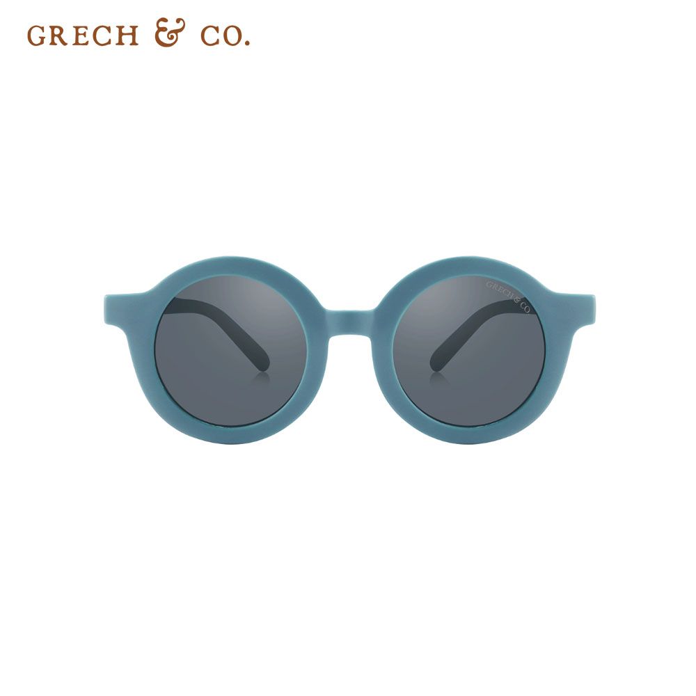 Grech&Co.經典二代圓框偏光兒童太陽眼鏡包裝升級版/ 海水藍