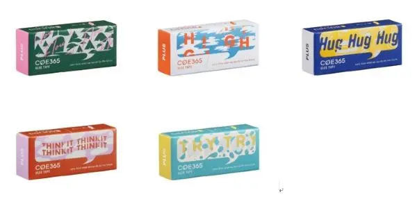PLUS COE365紙製立可貼/ 第三彈/ 5款