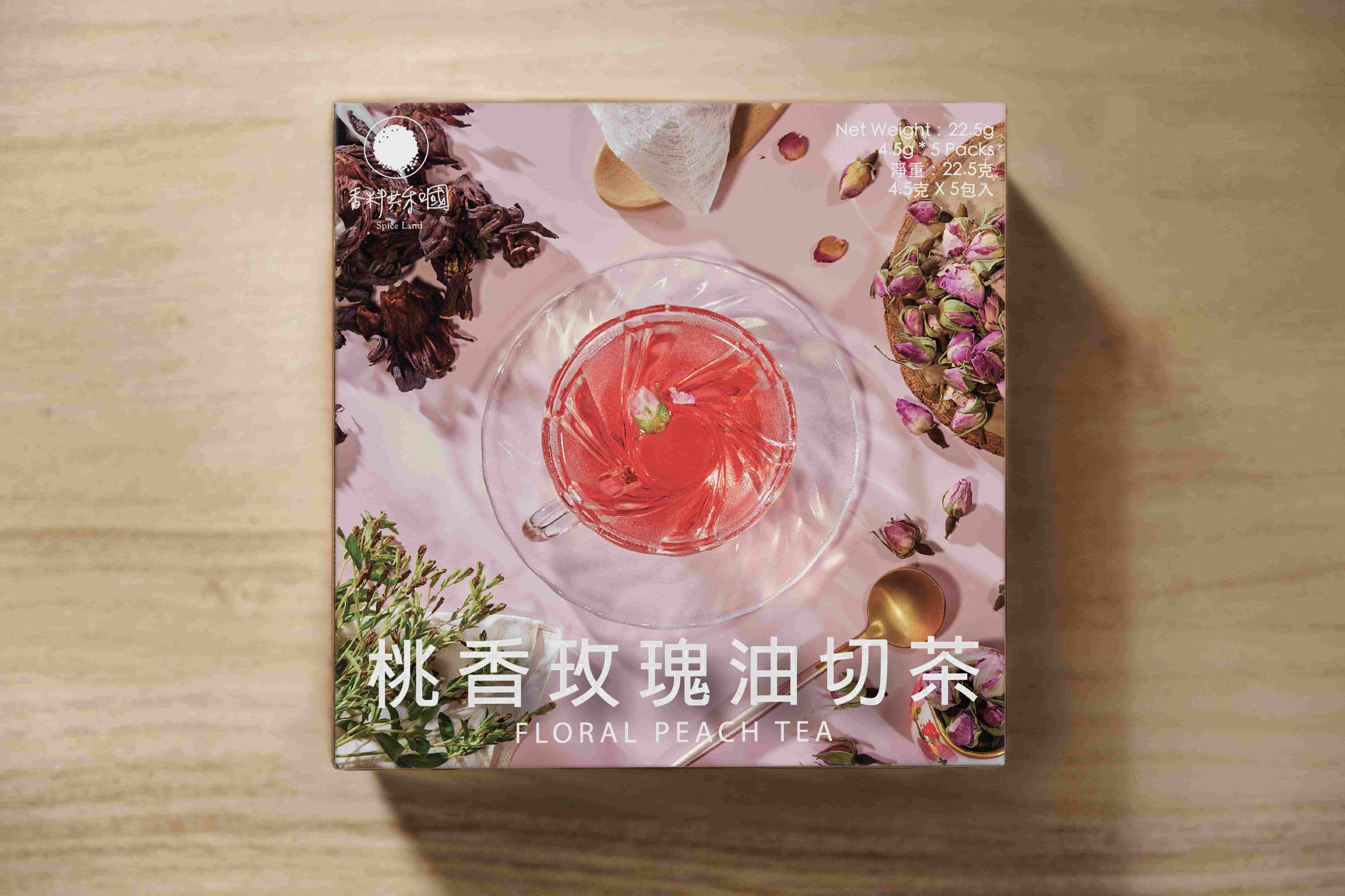 香料共和國桃香玫瑰油切茶