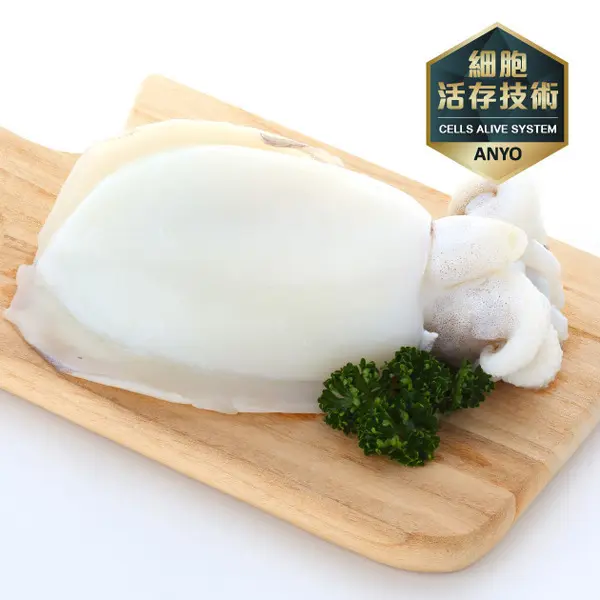 【安永鮮物】安永鮮凍-台灣野生花枝(200g/包)