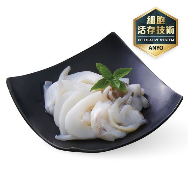 【安永鮮物】安永鮮凍-台灣野生花枝(分切)(200g/包)