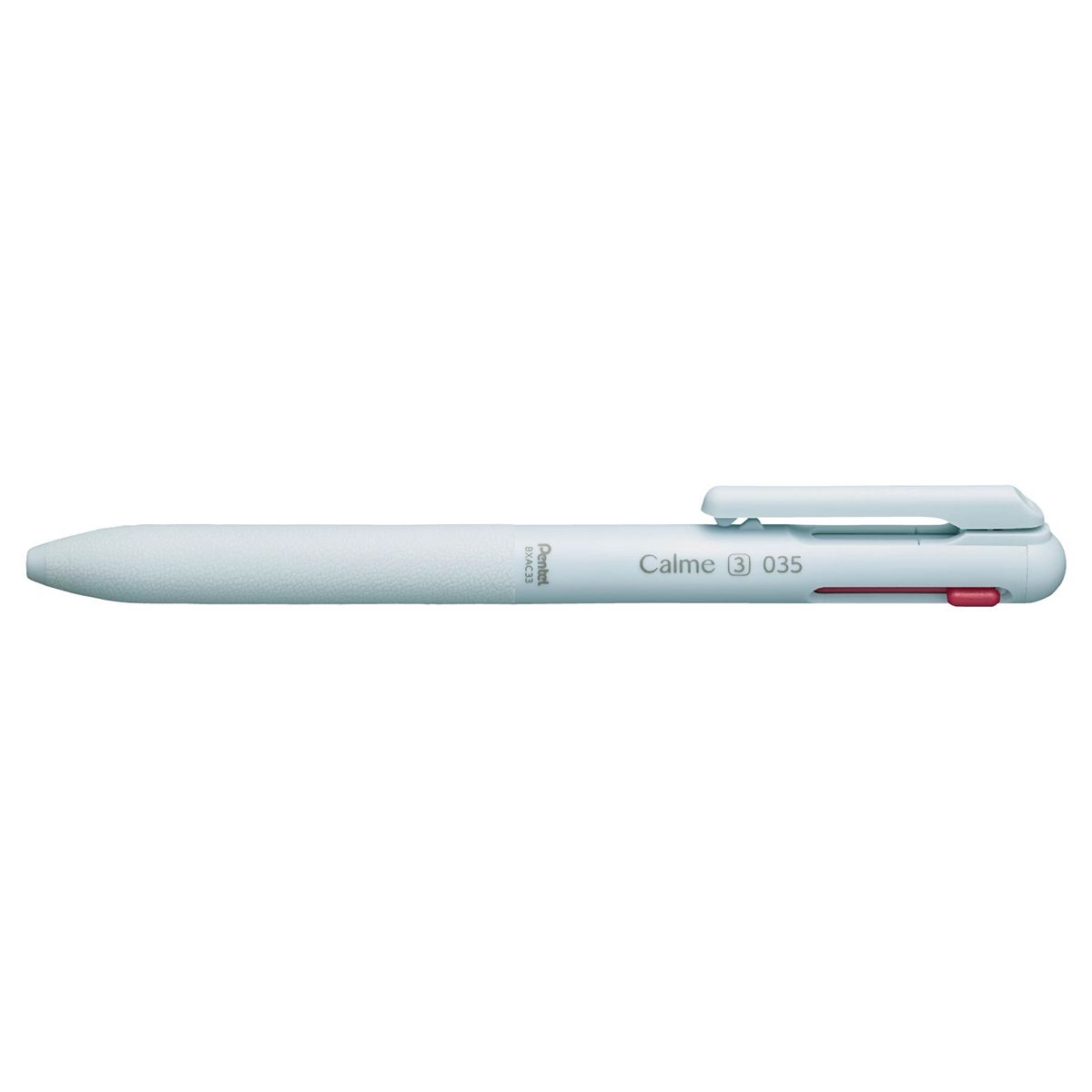 Pentel Calme靜暮三色輕油筆/ 0.35/ 粉藍桿