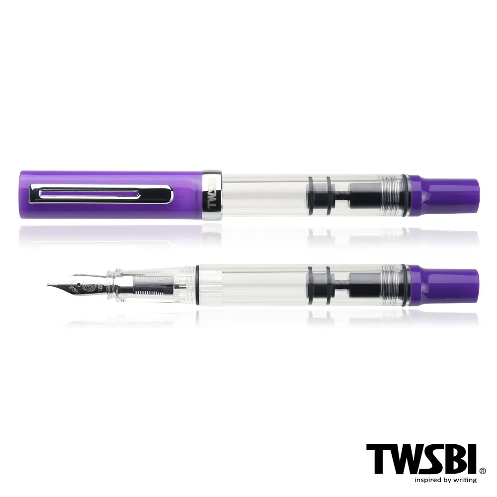 TWSBI ECO T活塞上墨鋼筆/ 茄紫/ Stub 1.1