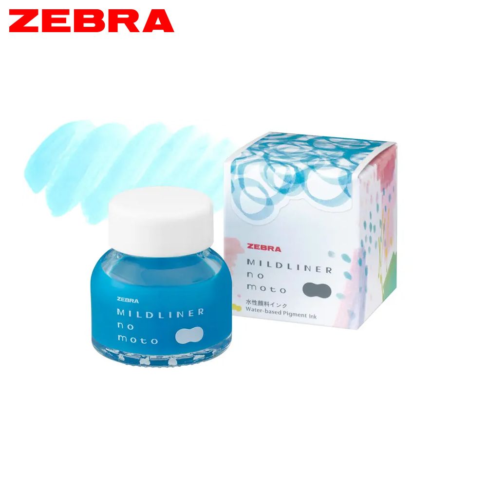 ZEBRA MILDLINER no moto墨水瓶/ 10ml/ 淡藍色