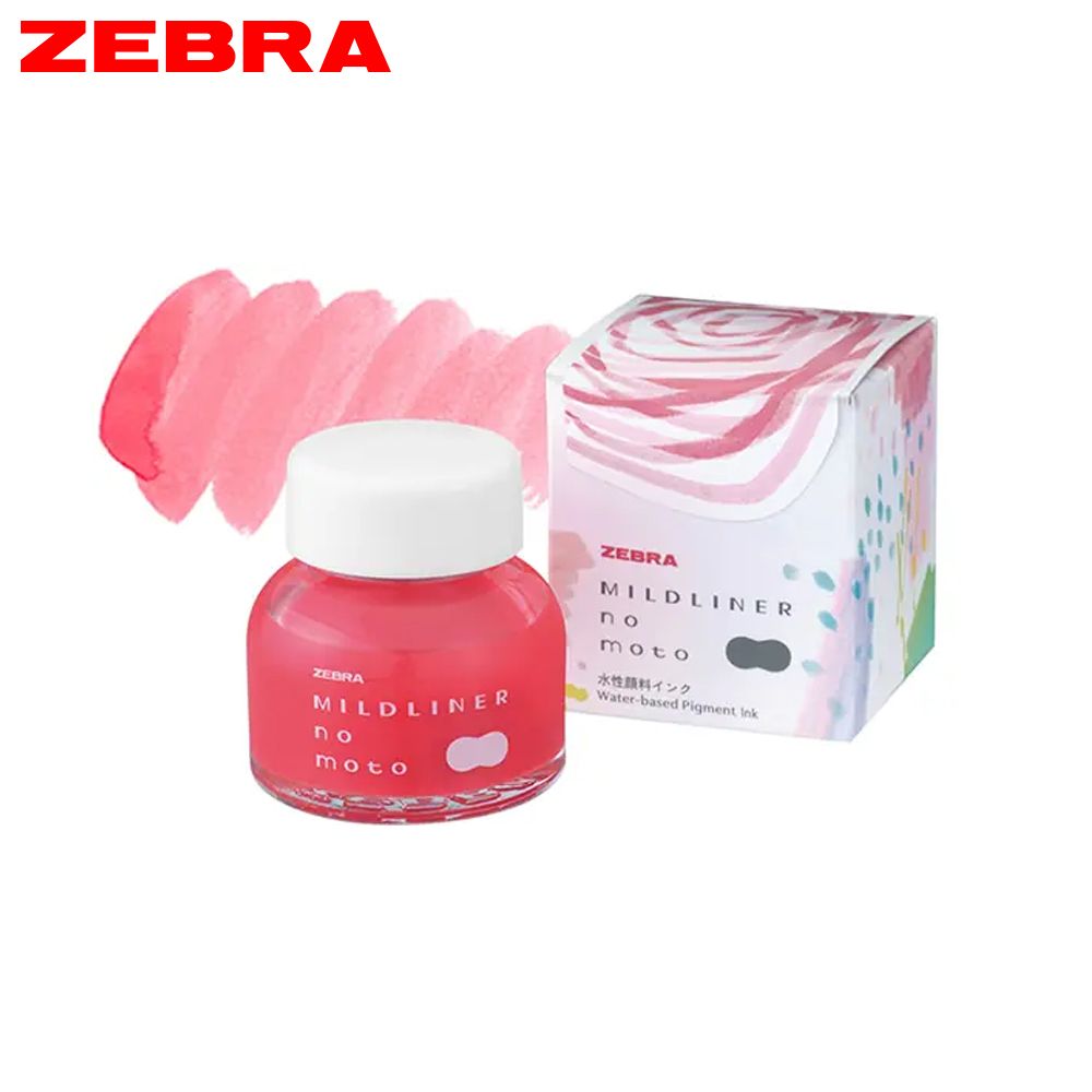 ZEBRA MILDLINER no moto墨水瓶/ 10ml/ 淡珊瑚粉色