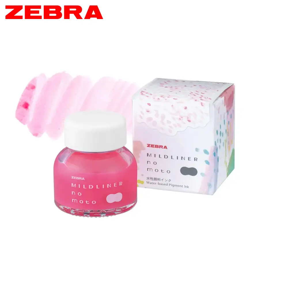ZEBRA MILDLINER no moto墨水瓶/ 10ml/ 淡嬰兒粉色