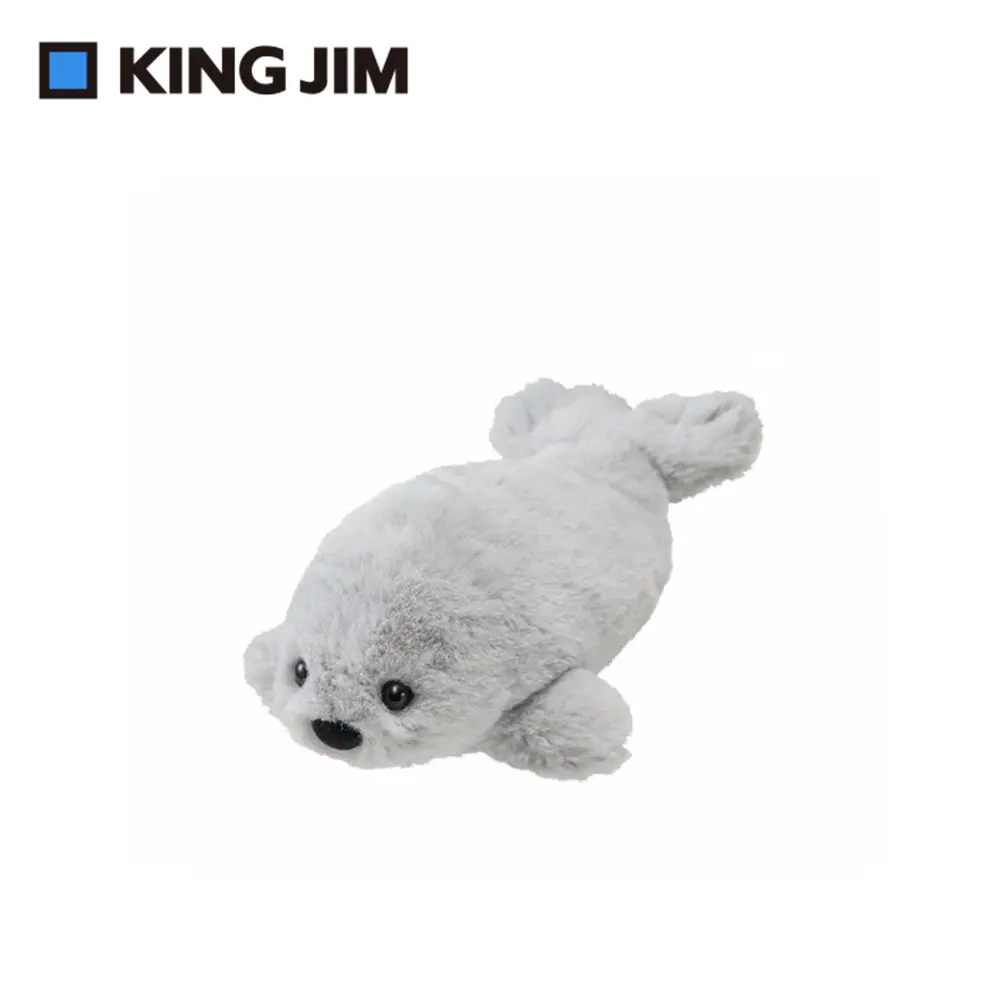 KING JIM POUZOO海洋生物軟筆袋/ 海豹