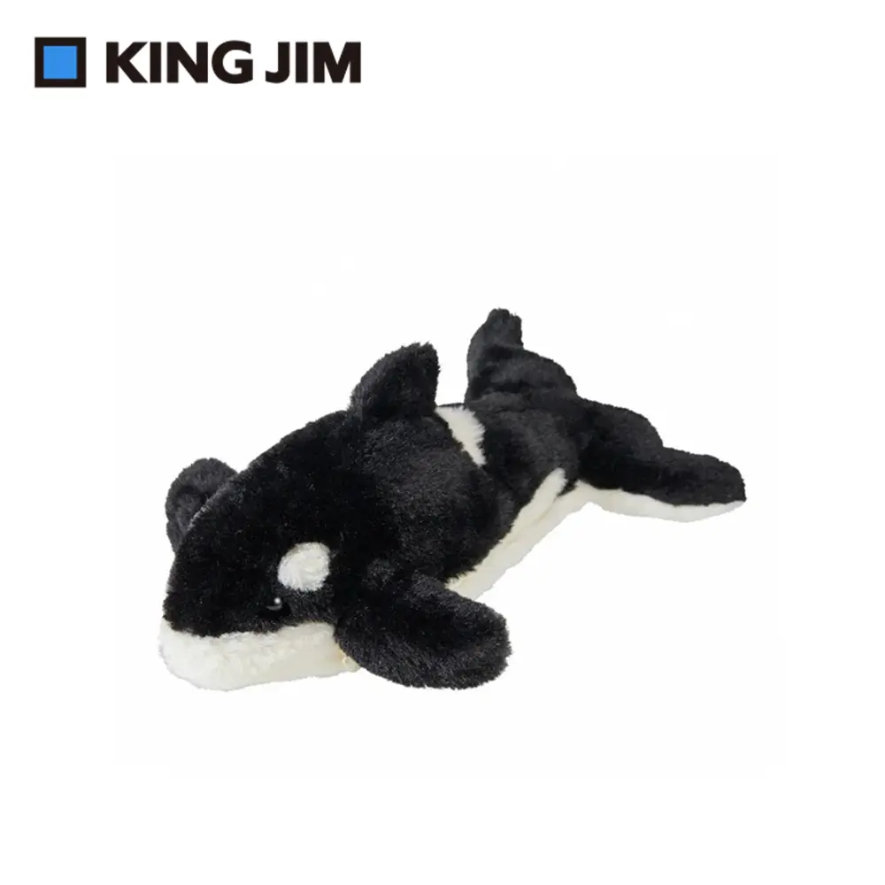KING JIM POUZOO海洋生物軟筆袋/ 虎鯨