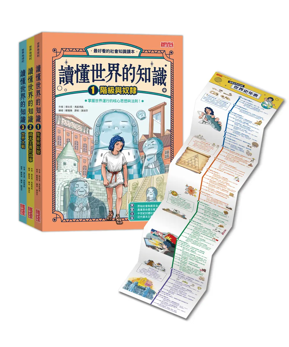 讀懂世界的知識: 世界史套書 1-3 (附世界史年表/3冊合售)