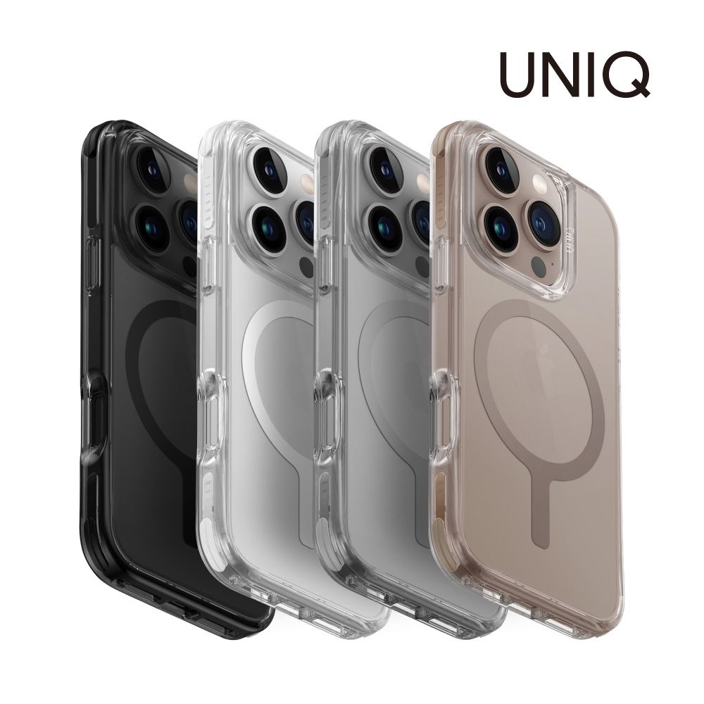 UNIQ iPhone16 Pro Combat Magclick-灰