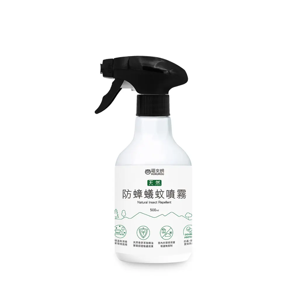 福來朗HUKUROU天然防蟑蟻蚊噴霧/ 500ml
