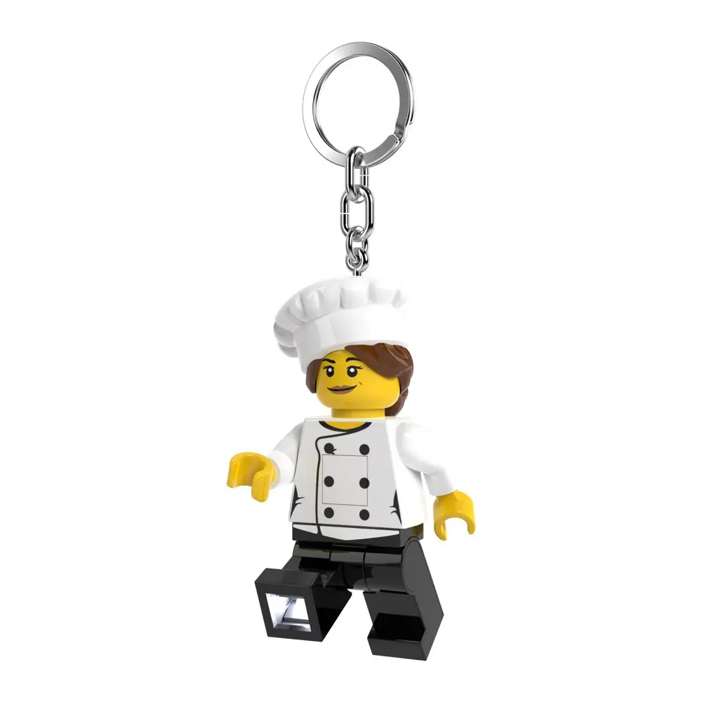 LEGO樂高美食廚師鑰匙圈燈