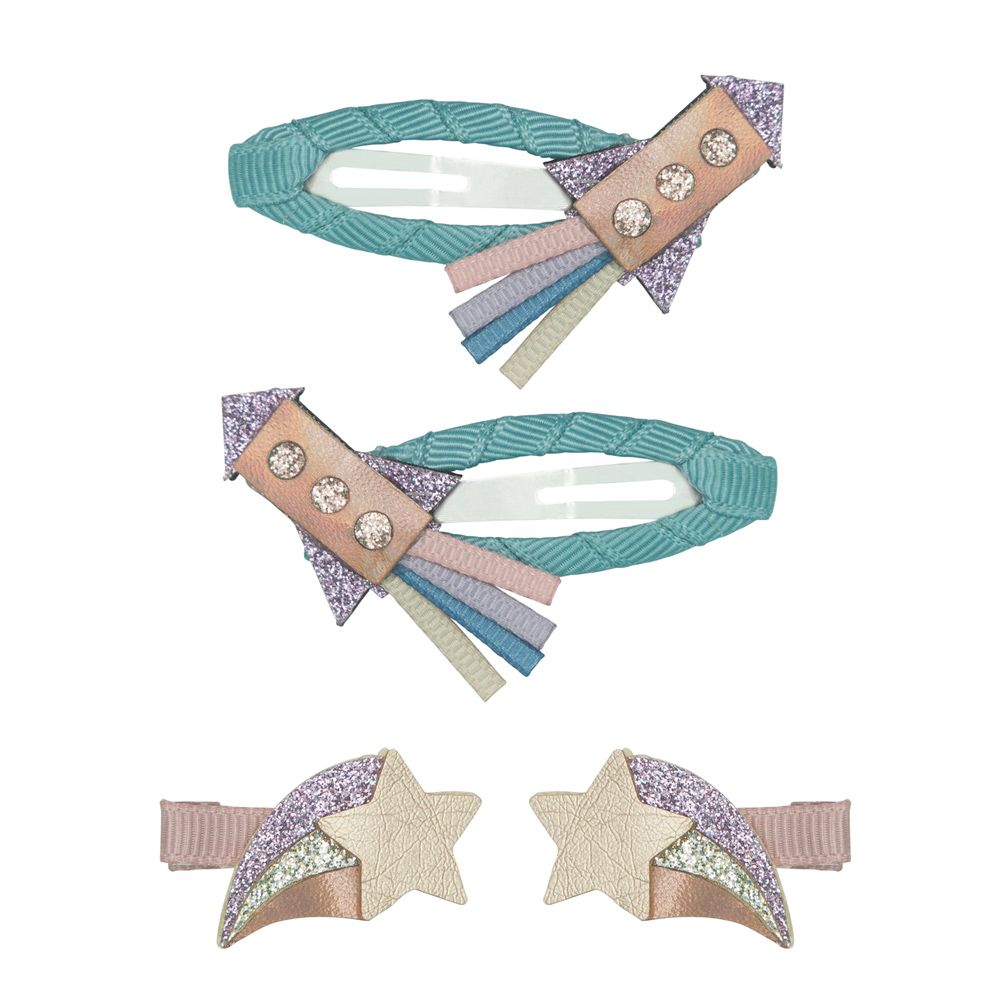 Mimi & Lula AW24小王子火箭噴射綜合髮夾/ 4入