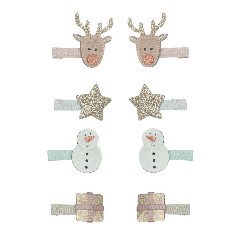 Mimi & Lula AW24 Xmas聖誕馴鹿迷你髮夾/ 8入