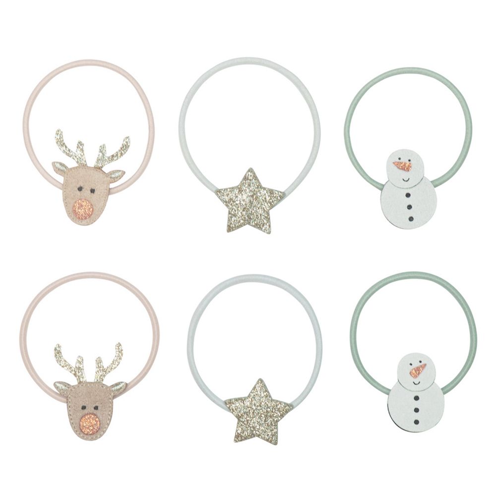 Mimi & Lula AW24 Xmas聖誕馴鹿髮束/ 6入