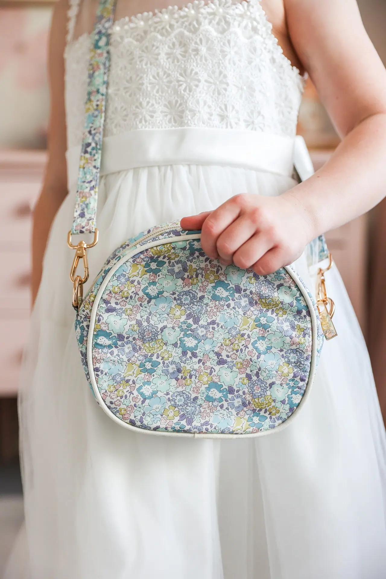 Josie Joan's Suzanne Liberty London花布側背包