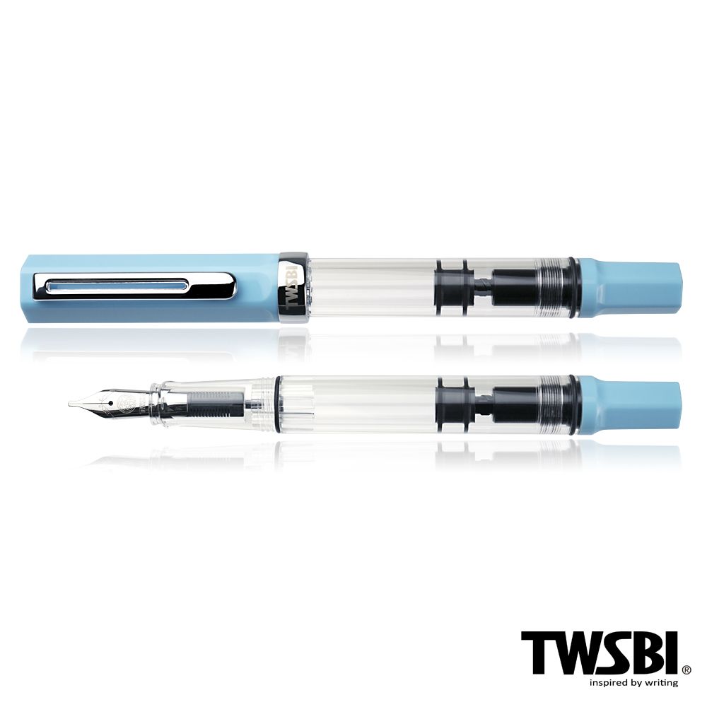 TWSBI ECO活塞上墨鋼筆/ 天空藍/ Stub 1.1
