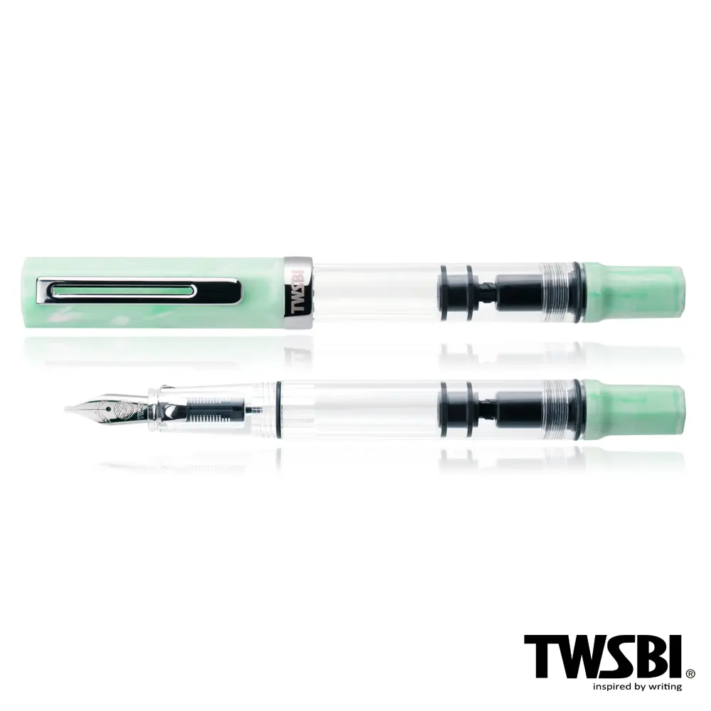 TWSBI ECO活塞上墨鋼筆/ 天河石綠/ EF