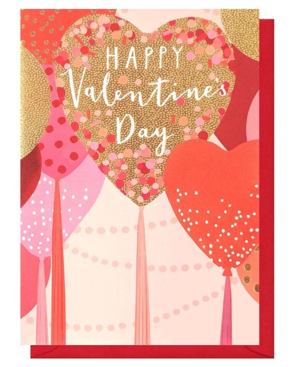 LOUISE TILER愛情卡/ Valentine Heart Balloon/ 情人節心型汽球