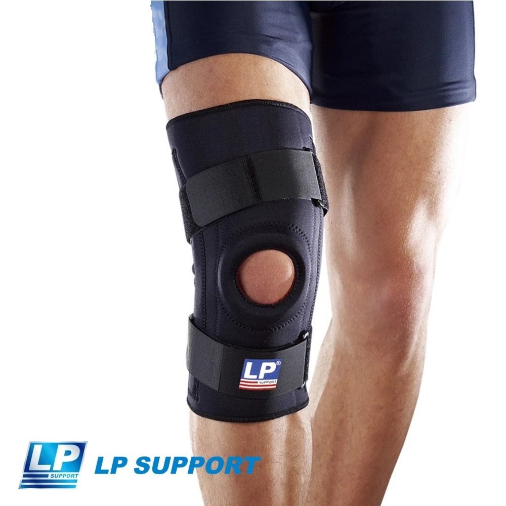 LP SUPPORT 彈簧膝護套(黑) 709 黑/XL/黑