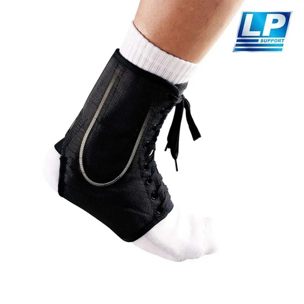 LP SUPPORT U型雙側彈簧護踝 787 黑/XS/黑